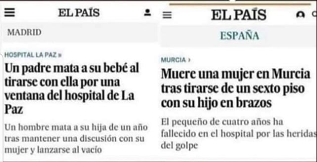 0800fer's tweet photo. Alucinante, el padre "mata", la madre "muere" .... https://t.co/esrWsv4yVp