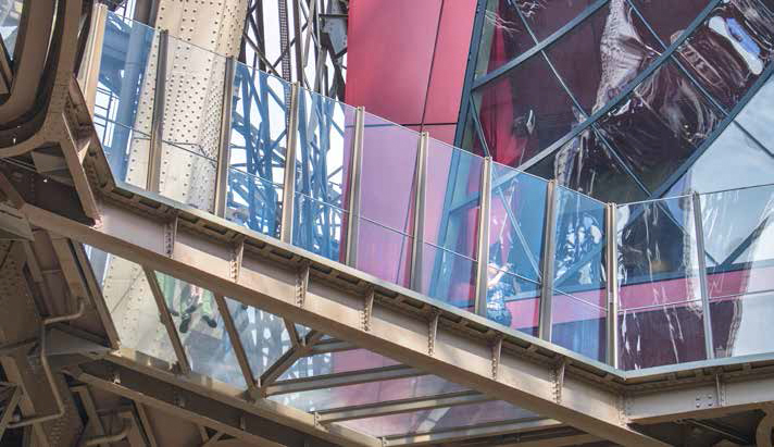 UnitedGlassGrp's tweet photo. Laminated #safetyglass with #SentryGlas®  is helping to ensure the safety and security of visitors to the upgraded #glassfloor and balustrades on the first floor of The Eiffel Tower. More here: https://t.co/2kr6czmdMW https://t.co/3logp9BDoU