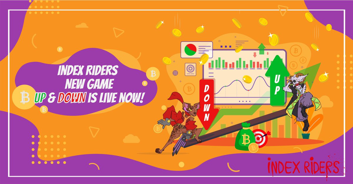 IndexRiders's tweet photo. Have you played IndexRiders latest #game UP &amp; DOWN?! Predict whether the price of Bitcoin will rise or fall - easy right?! 🚀🥇

Click on the link in bio to #register on IndexRiders now and try your luck! https://t.co/ej0e32uUWk

#indexriders #gamer #btc #crypto #cryptogame https://t.co/Ua276xxtf5