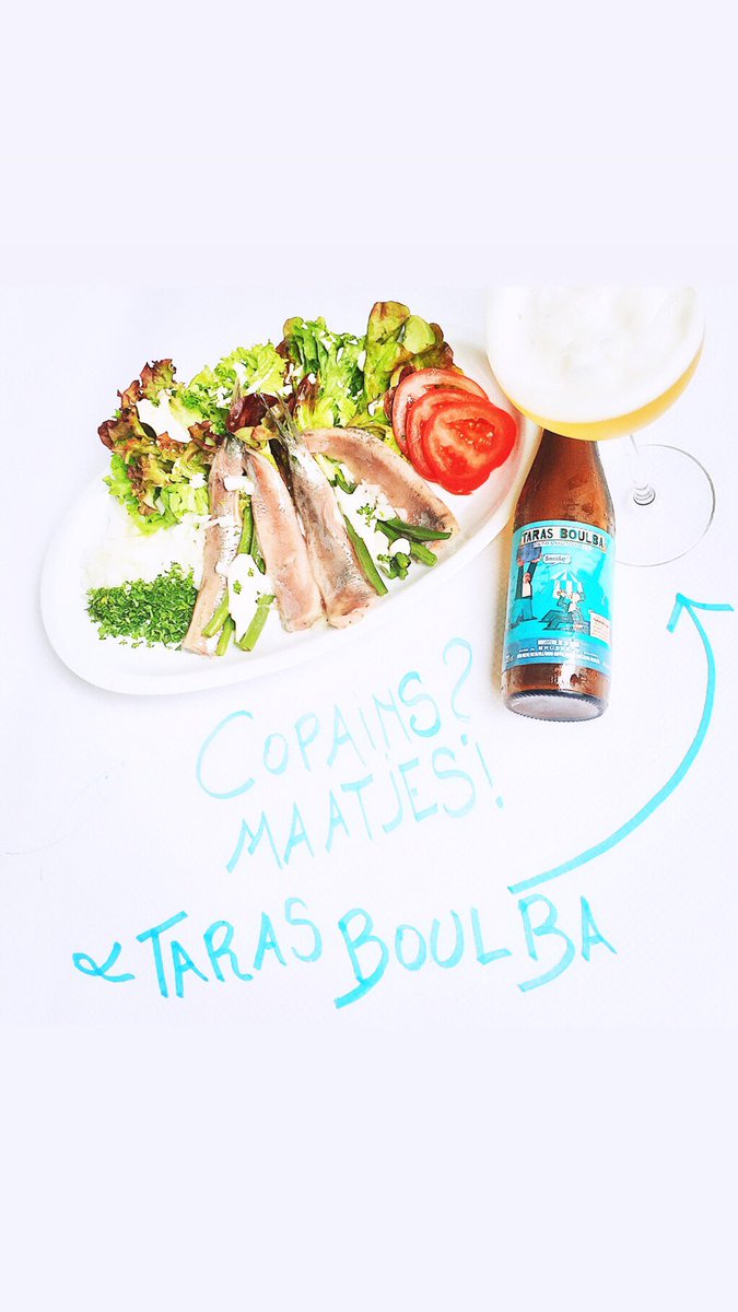 Maatjes have arrived in Beersel! Enjoy it with a crispy refreshing low alcohol Taras Boulba by <a href="/BrasserieSenne/">Bernard Leboucq</a>