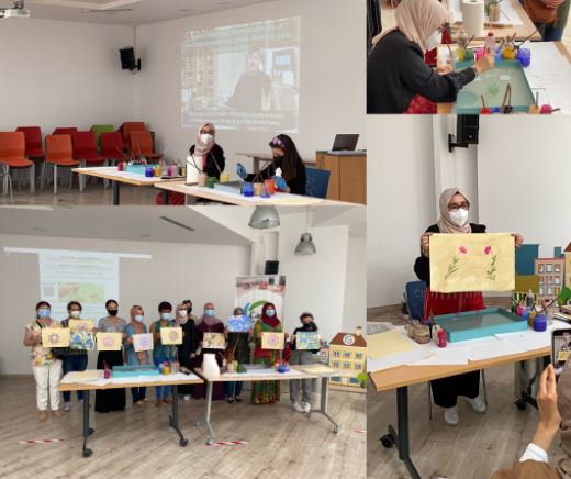 ArcoForum's tweet photo. 🌻El lunes, 14 de junio ARCO FORUM organizó, en colaboración con el Centro @Pueblos_Unidos la séptima sesión de actividades dentro de la Campaña Women´s CommUnity, que es parte del proyecto europeo @CommUnity_EU 🇪🇺
#WomenCommUnityEurope #CommunityProjectEurope https://t.co/N6X3ZDXcWn