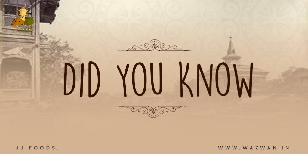 JJFoods2's tweet photo. The names of the #wazwan dishes reflect Persian, Turkish, Arabic, and Central #Asian influences. The term kabab is #Arabic in origin, Korma has #Turkish roots, and rogan josh, yakhni, aab gosh, rista, and goshtaba stem from #persian sources https://t.co/y1pQ1DcGUd
