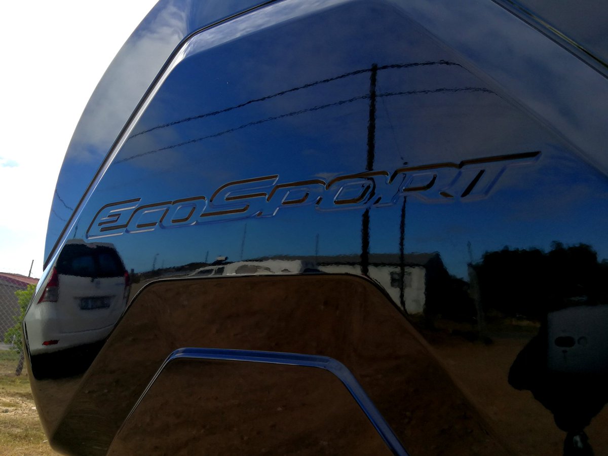 Lorenzio_bonani's tweet photo. The @FordSouthAfrica EcoSport Black joins us for a test period, I do like the colour co-ordination even though am not a fan of stickers. #GoWander https://t.co/lc8dqMA1a0