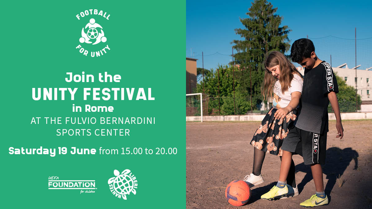 How can football unite people?
This project is funded by the European Union's Asylum, Migration and Integration Fund. #migrationEU #AMIF #FootballforUnity #socialinclusion #integration #migration #Football4Good #EFDN #EURO2020 #UEFAFestival <a href="/EUHomeAffairs/">EU Home Affairs</a> <a href="/EU_Commission/">European Commission</a>