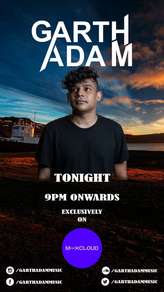 Please do join the stream Tonight!!!
Exclusively on Mixcloud

Follow me on Mixcloud:- 
mixcloud.com/garthadammusic/