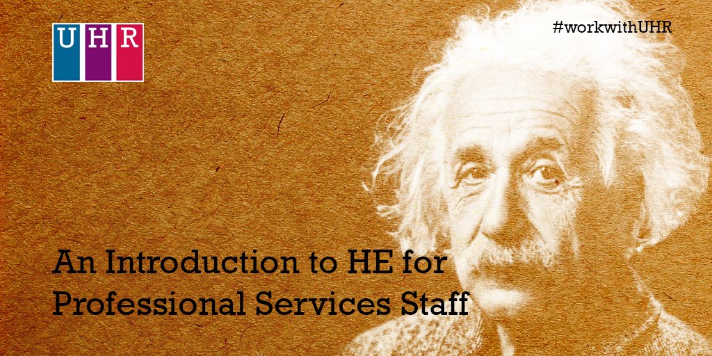 Our next Introduction to HE for Professional Services Staff day course is on 28 June. Run together with <a href="/AUDE_news/">AUDE</a> <a href="/bufdg/">BUFDG</a> and <a href="/UKHESPA/">HESPA</a> it'll give those new to the sector an insight on culture and practice that is difficult to beat. Register at: uhr.ac.uk/eventbooking/v…