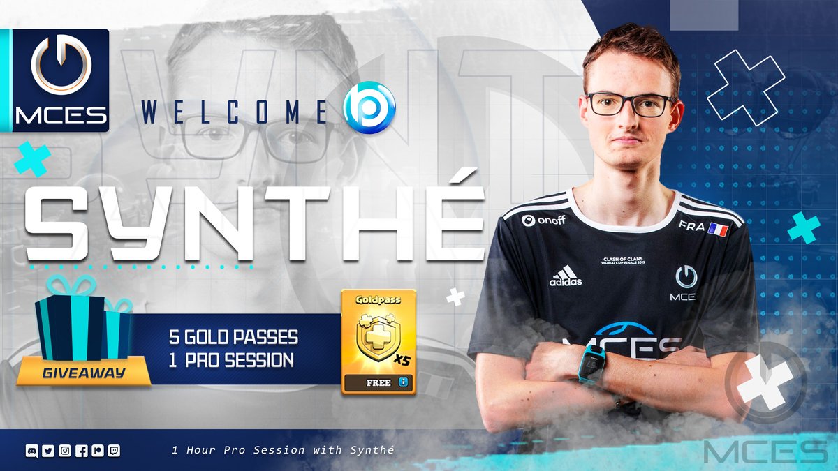 BlueprintCoC's tweet image. 🥳┋We are glad to announce that we have an incredible addition to our team! 

🎁┋To celebrate, we have a huge 🔥 GIVEAWAY!!!

💙Follow @MCES_Synthe &amp;amp; @BlueprintCoC!
🔄RT and like this post!

🏆Book a Session with our Pros here! 
discord.gg/Blueprint
blueprintcoc.com