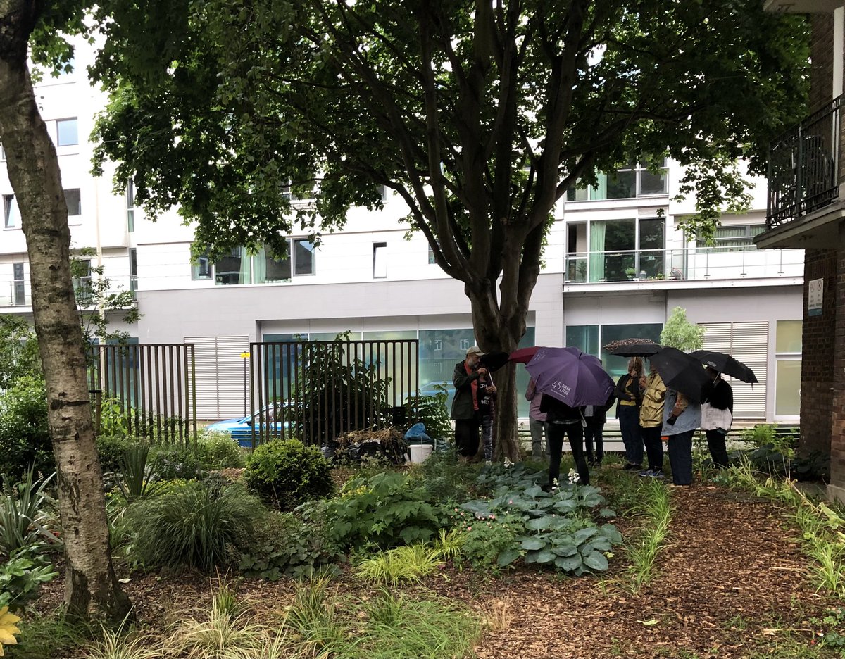 Great walk with <a href="/BermondseyGreen/">Greener Bermondsey</a> guided by <a href="/TabardGrowers/">Tabard Growers</a>. Lots of work happening, lots of commitment needed.