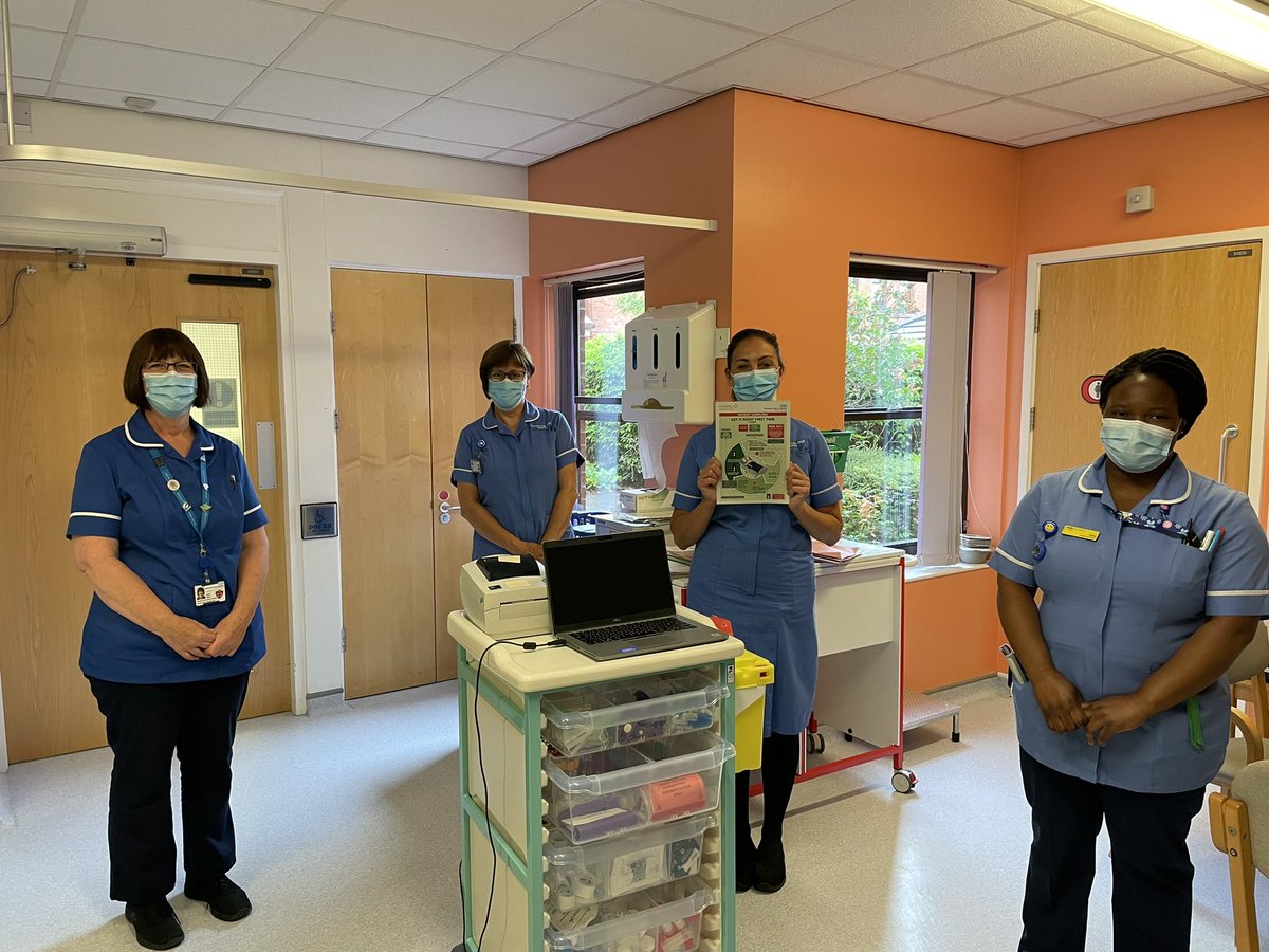 ICE trolley dash at Newark Hospital to promote good practice in positive patient identification with <a href="/diwray29/">Diane Wray</a>