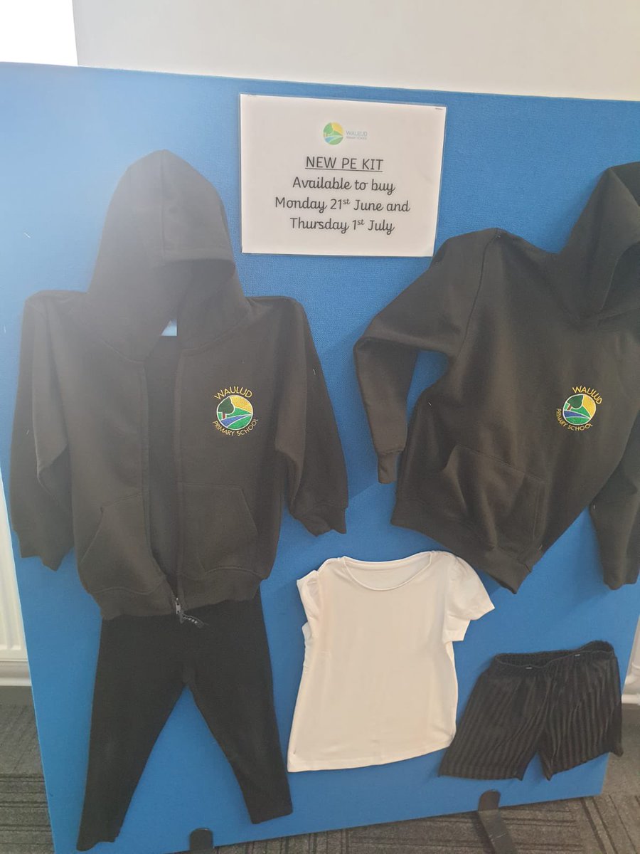 New PE Uniform from September. On sale at school 21st June and 1st July. #lookingfresh #wauludway #dontmissout  #peready <a href="/jssportsuk/">JS Sports</a> <a href="/activeedluton/">active education</a>