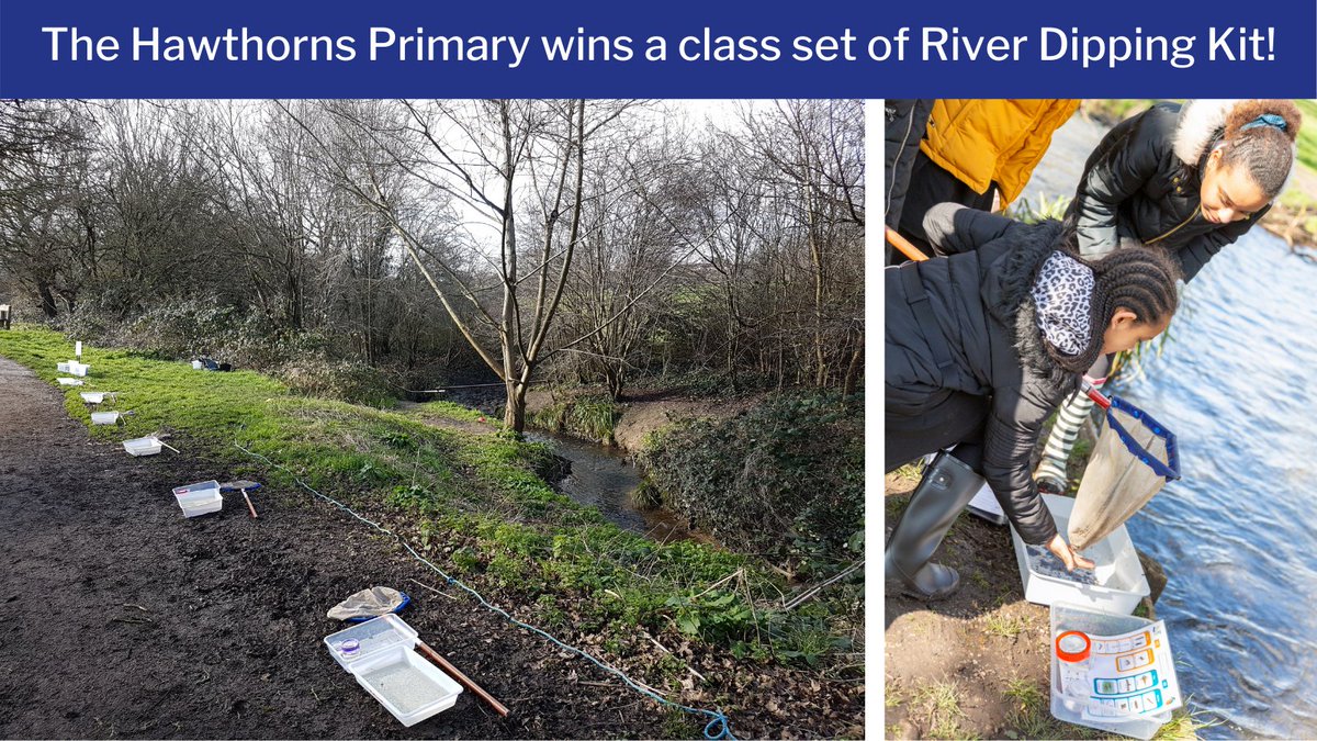 The winner of our #EmmBrook School River Challenge is… The Hawthorns Primary School! The school had the most pupils complete the requirements to become certified #JuniorRiverRangers! They showed real enthusiasm and dedication! Well done! #ESIF <a href="/WokinghamBC/">Wokingham Borough Council</a> <a href="/EnvAgency/">Environment Agency</a>