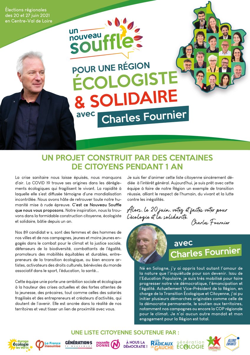 UNouveauSouffle's tweet photo. 🌻Voter utile, c'est voter pour une liste écologiste, citoyenne et solidaire et c'est celle d'Un Nouveau Souffle.

Vous n'avez pas encore reçu notre profession de foi ? Retrouvez-là juste ici ainsi que le bulletin à mettre dans vos urnes dimanche 👇😉 

#regionales #CVDL https://t.co/gwQTRP6Xu3