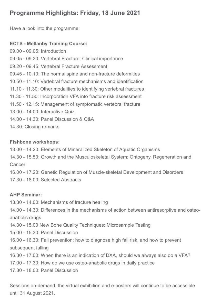 ECTS_science's tweet photo. Today is the final ECTS@Home, including Mellanby Training Course, Fishbone Workshops and an AHP Seminar
Conference registrants can join at https://t.co/BFTshU6okV #ECTS2021 https://t.co/IcWFd2AZ62