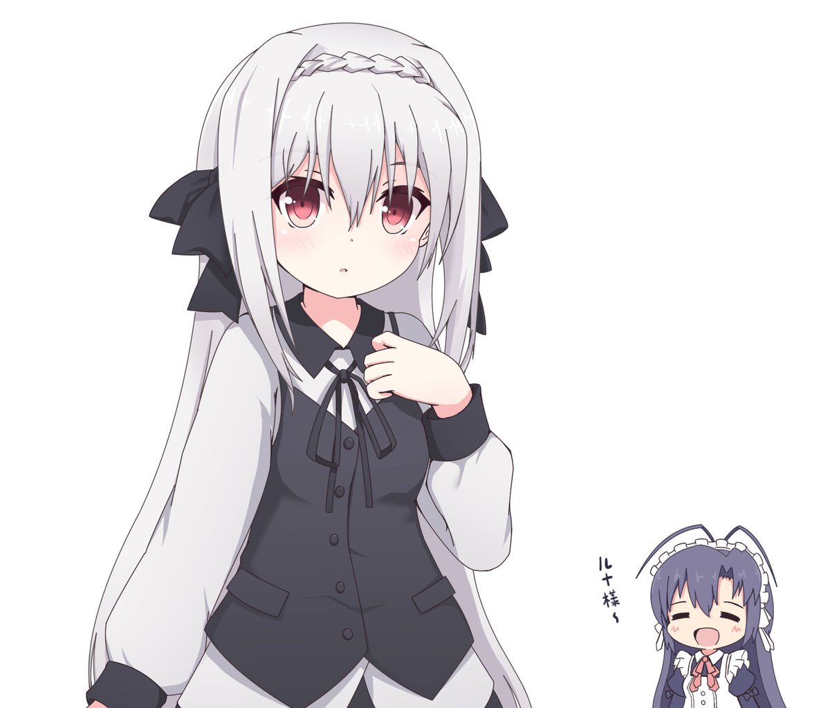 ルナ様 月に寄りそう乙女の作法 つり乙 ハズキのイラスト