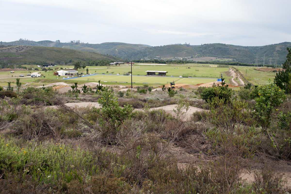 Our beautiful OSC is also currently undergoing a facelift! In addition to the improved bike track, the upgrade includes the construction of multi-purpose courts for tennis and netball, a dam for water harvesting, and additional sports storage and tech areas. #oakhillza