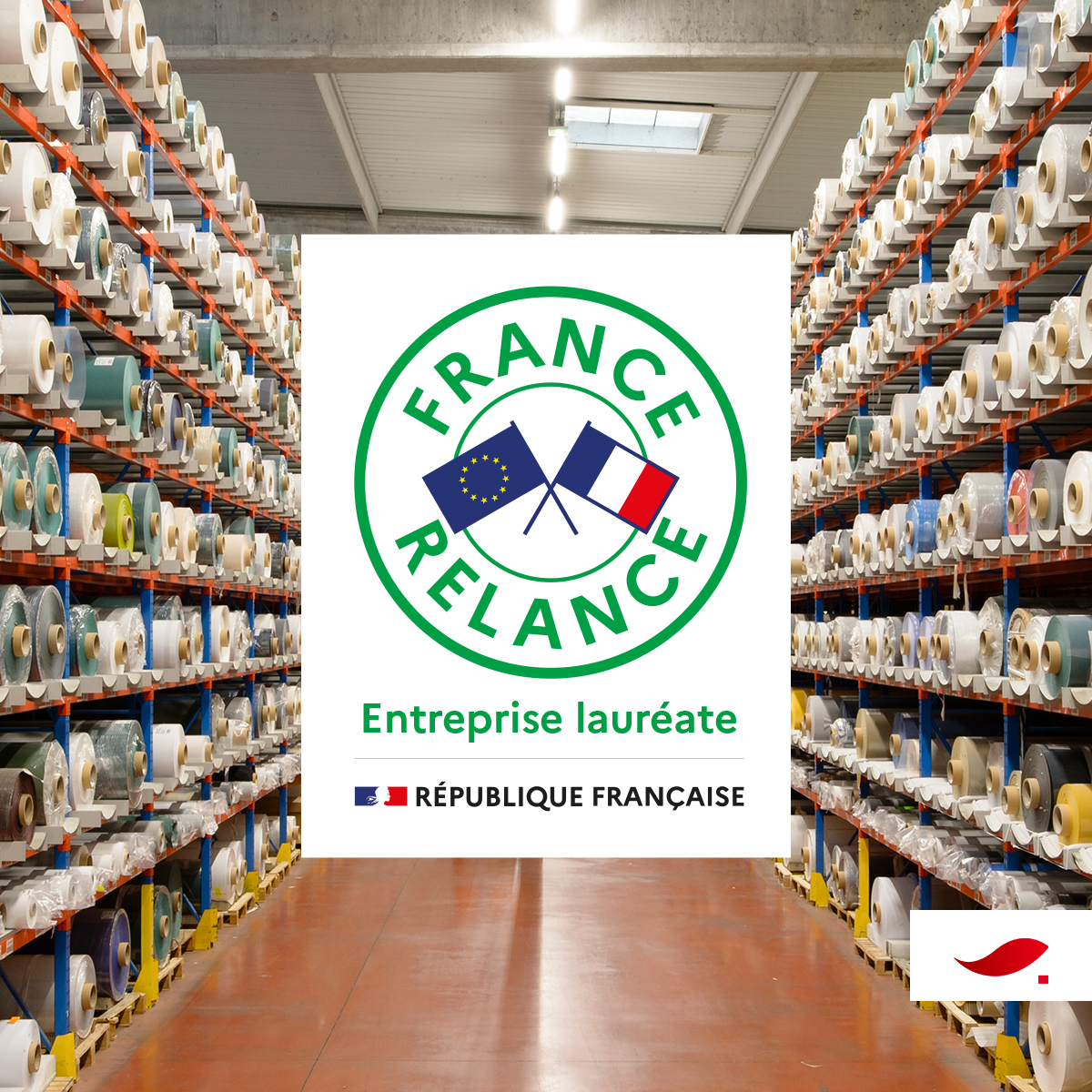 Nous sommes fiers d’être lauréats de France Relance, le programme économique initié par le gouvernement visant à renforcer la compétitivité de l’industrie française suite à la crise sanitaire.
Pour en savoir plus : sergeferrari.com/fr-fr/notre-gr…