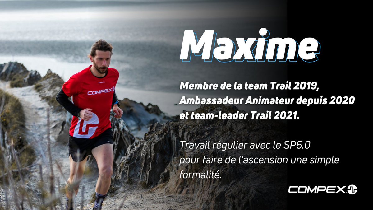 compexfrance's tweet photo. #CompexCV ⚡ Heureux de vous présenter nos Ambassadeurs à travers cette petite série. Voici Maxime, ambassadeur Compex depuis 2019 💪

#CompexFrance #FeelNextLevel #TeamCompex https://t.co/EGqUcCA47W