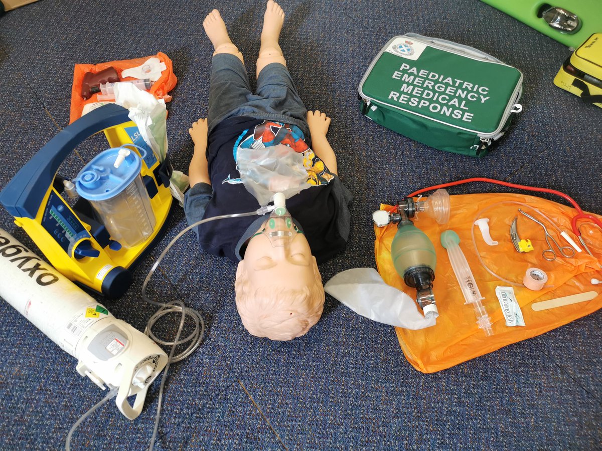 Volteral's tweet photo. Never an easy session to deliver #emotive - Paediatric #airway #ioaccess skill drills @ScotAirAmb #Helimed76 #charity #airambulance #clinicalskills #scenarios #ambulance #Paramedic https://t.co/bpQp2fK9l8