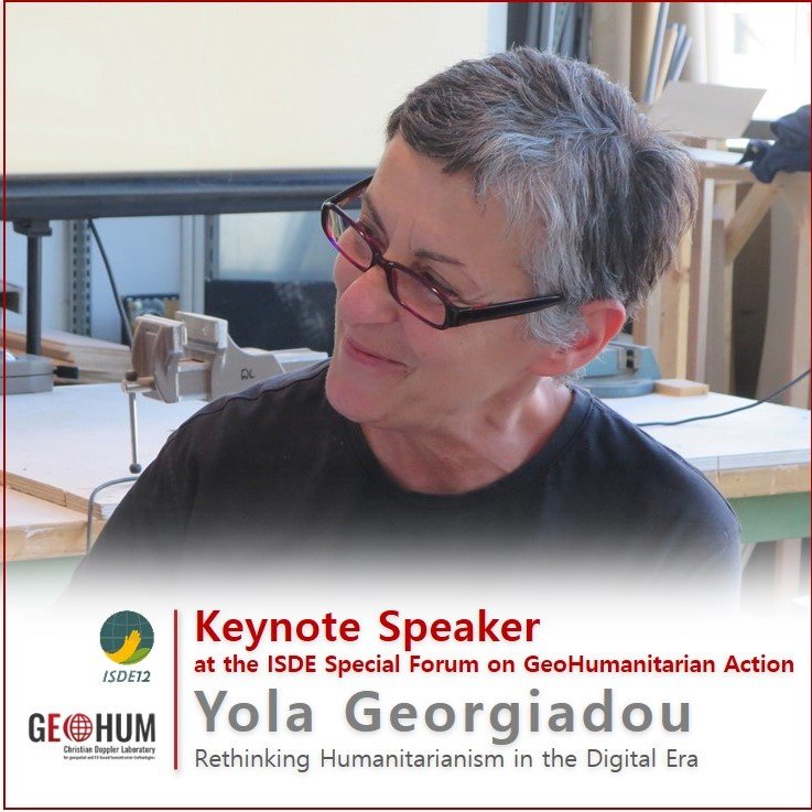 GEOHUM (@geohumc) on Twitter photo GeoHumanitarian Action Forum Keynote:
Rethinking Humanitarianism in the Digital Era
By Prof. Dr. Yola Georgiadou (<a href="/UTwente/">University of Twente (inactive)</a>)
Digitalisation is changing the meaning of accountability in humanitarian contexts. Join the discussion on July 8th!
digitalearth2021.org/registration/
#ISDE GeoHumanitarian Action Forum Keynote:
Rethinking Humanitarianism in the Digital Era
By Prof. Dr. Yola Georgiadou (<a href="/UTwente/">University of Twente (inactive)</a>)
Digitalisation is changing the meaning of accountability in humanitarian contexts. Join the discussion on July 8th!
digitalearth2021.org/registration/
#ISDE