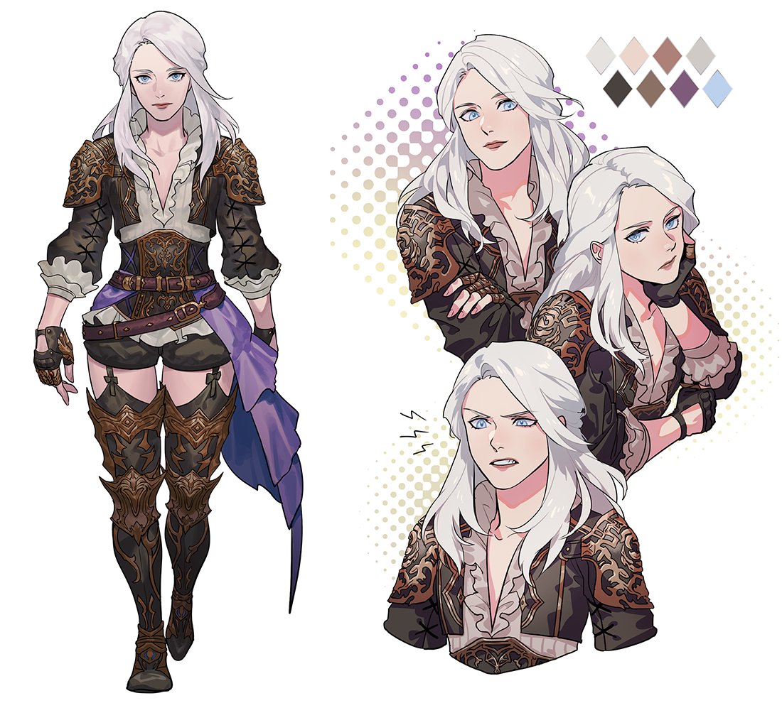 FF14「FF14/Character sheet type A
Commissioned」|Jackdu/Commissions Closed/Reservation OKのイラスト