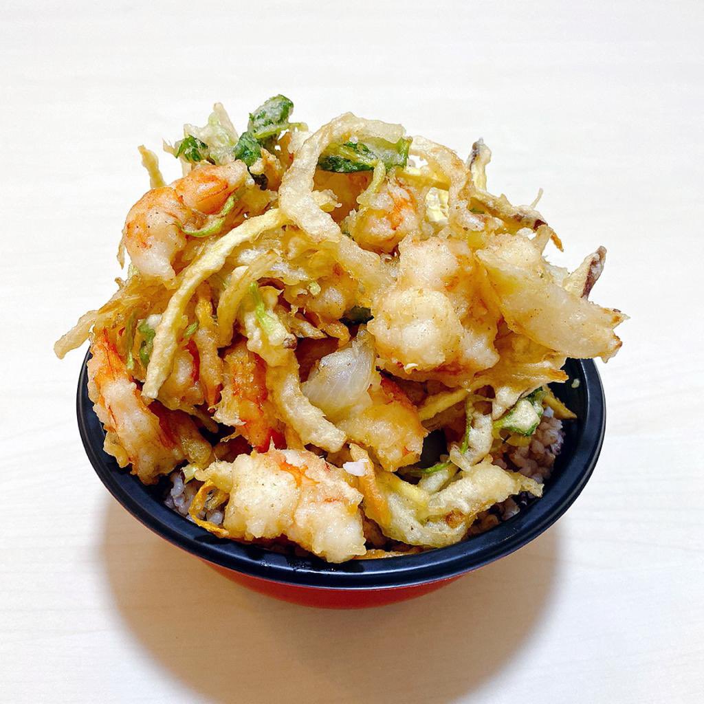 Ryotei Kisho 料亭吉祥 お昼は芝エビのビッグかき揚げ丼 お腹いっぱいです Rm27 Ryoteik 芝エビかき揚げ丼