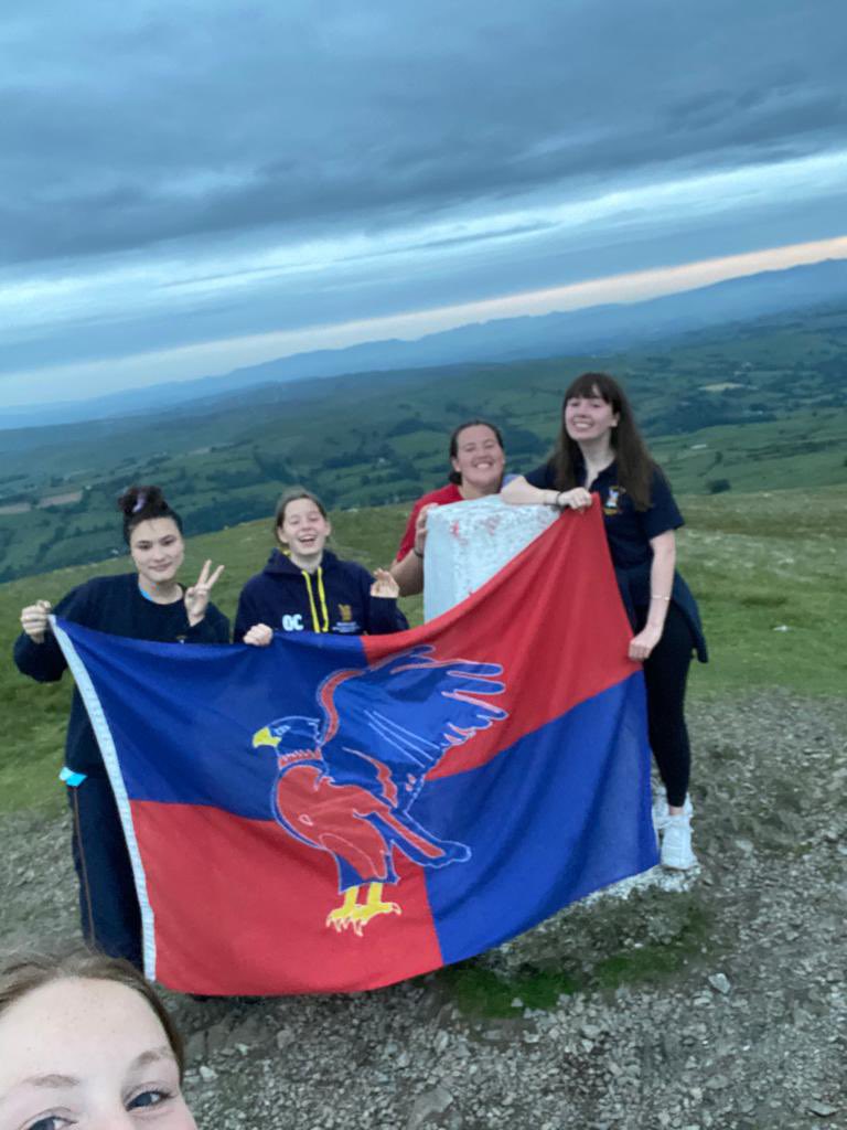 Carus_Sedbergh's tweet photo. A week of memories for the upper sixth ... watching sunrise from the summit of Winder ❤️💙 https://t.co/VTt2NYkTiX