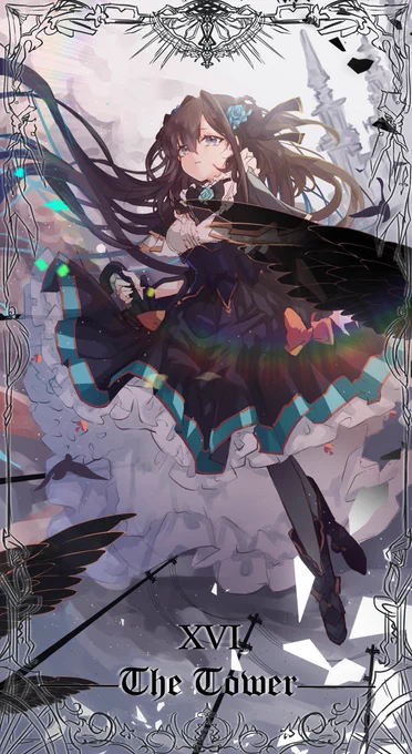 #arcaea_art #arcaea 
『Access  C◈ntroL』

The Tower&amp;The Fool

She fell the confused tower.
she reborn the chaotic light. 