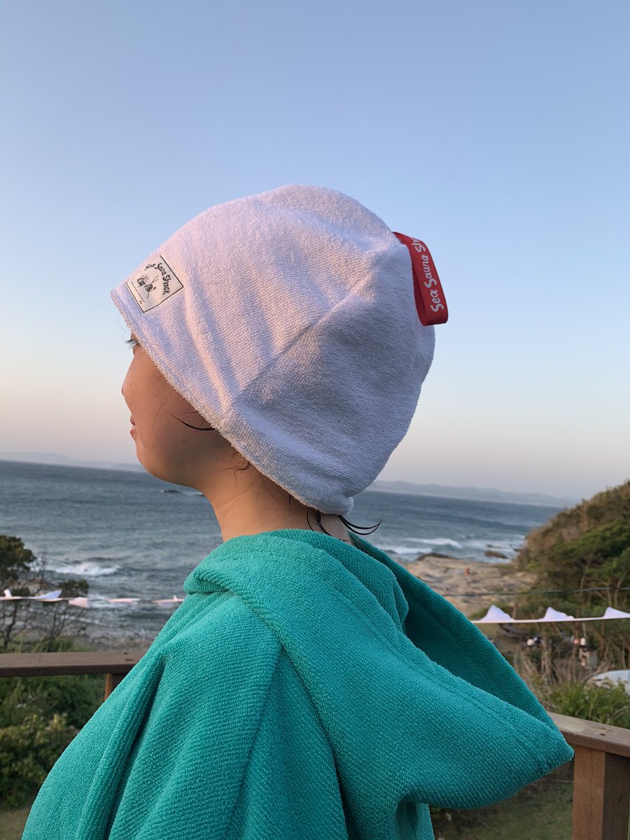 Sea Sauna Shack サウナハット ホワイト 白 ユニセックス フリー SSS オリジナルサウナハット（白） | SeaSaunaShack STORE