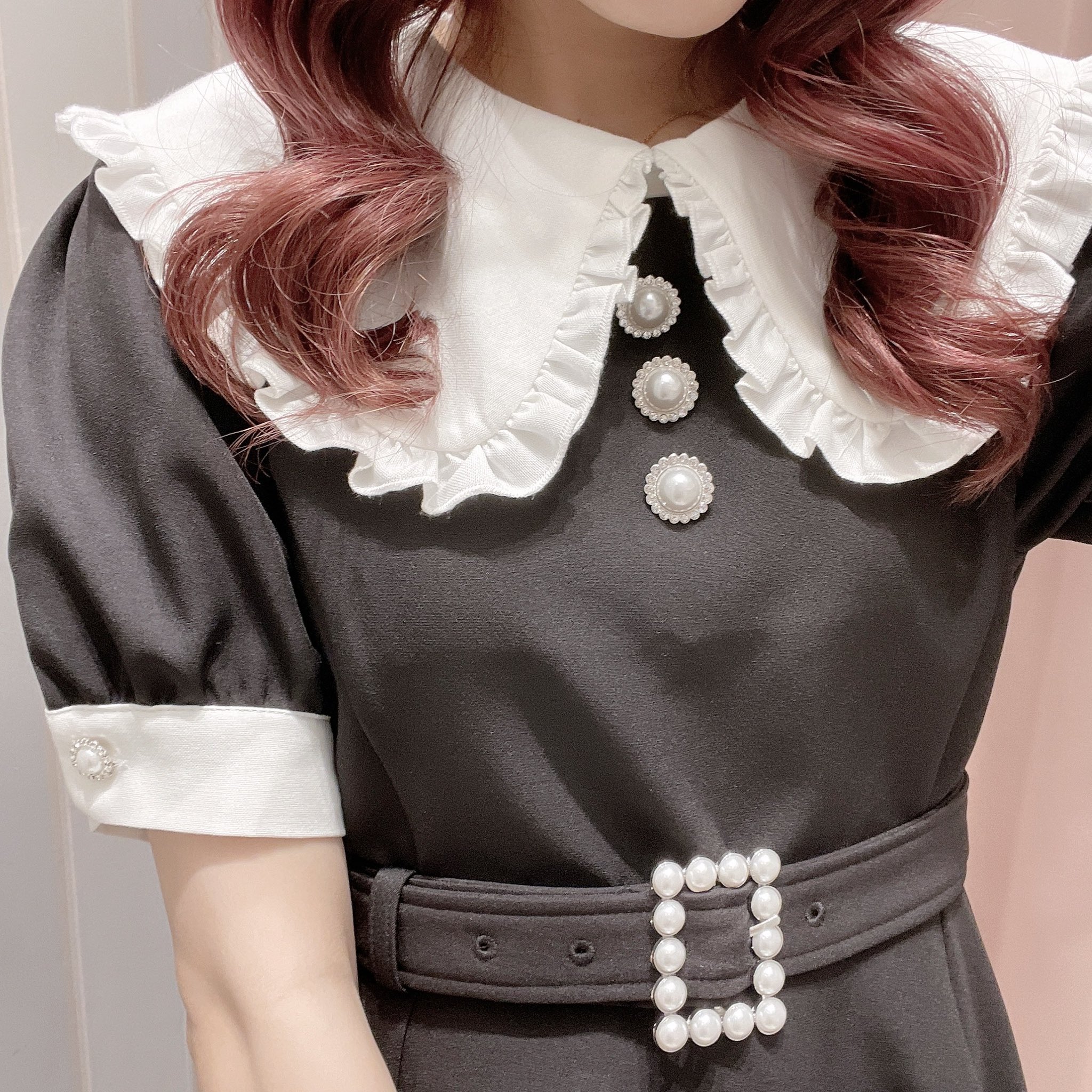 超大特価 Evelyn 原宿限定 大襟ビジューワンピース 大人気 Paradise Pk