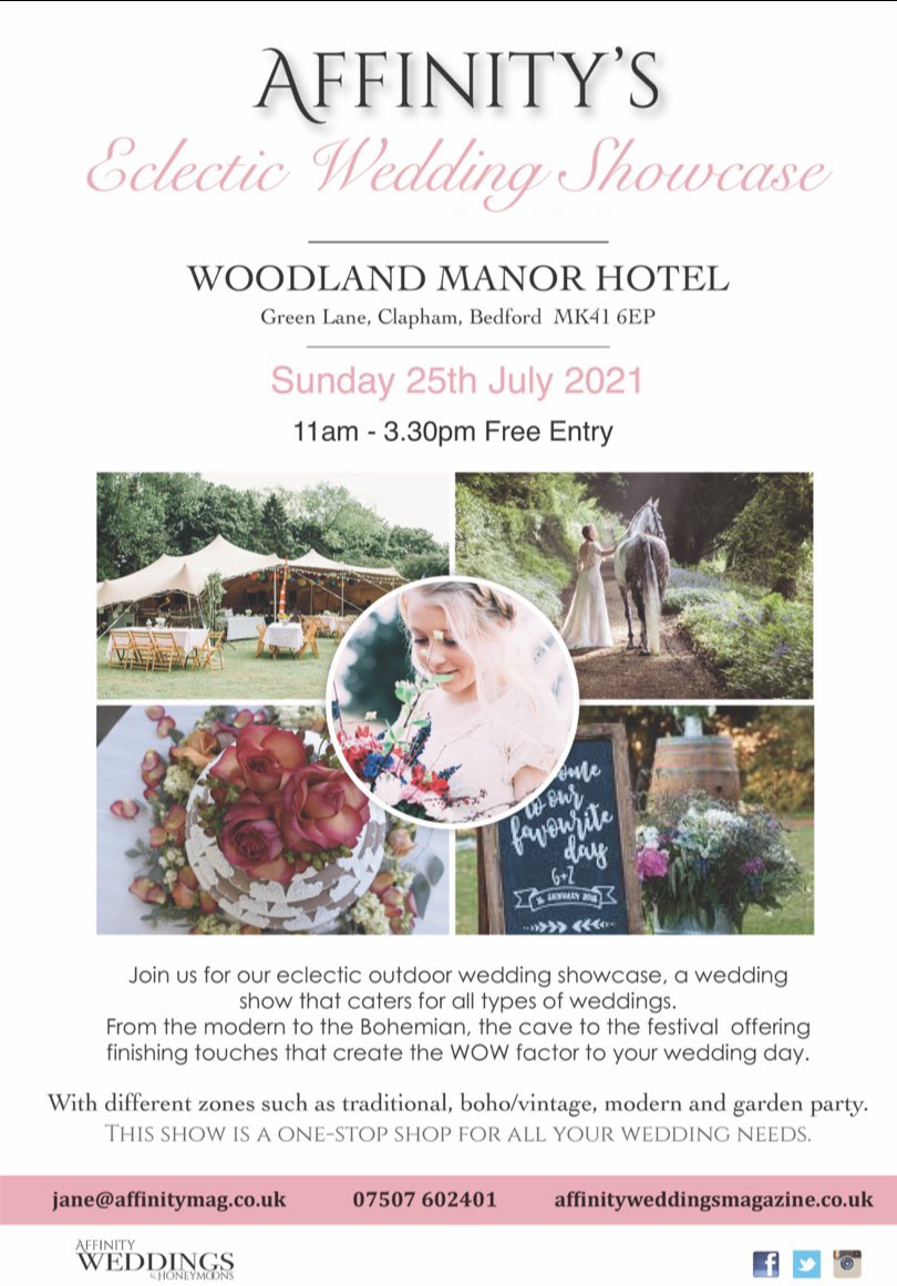 The countdown’s on to our Eclectic Outdoor Wedding Show.....

Suppliers want to exhibit? Get in touch

Couples click here for your free tickets

 eventbrite.co.uk/e/affinity-ecl…