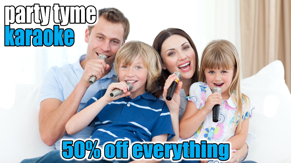partytymekaroke's tweet photo. 50% OFF Party Tyme Karaoke CD+Gs and PARTY PACKS!
Use promo code SUMMER !
https://t.co/hpVH84ptuq https://t.co/mpHeHxX48Y