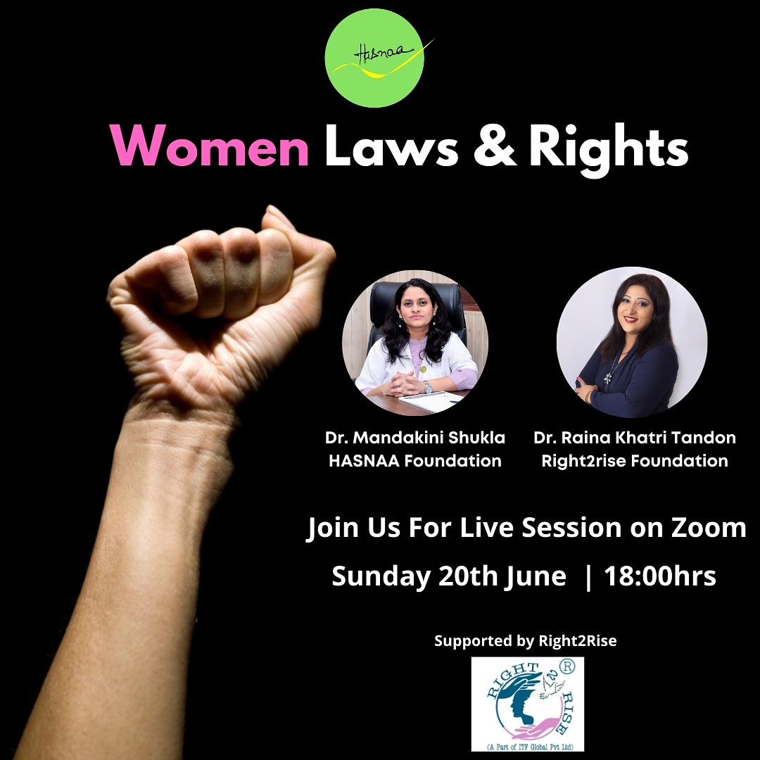 HasnaaNGO's tweet photo. As we grow as an organisation, it's important for us to make sure that all members/volunteers and those working in collaboration with us, feel safe in their workplace. 
To guide us more on this front, we welcome Dr. Raina Khatri Tandon founder @right2rise
#WomenEmpowerment https://t.co/qasIAF6Utv