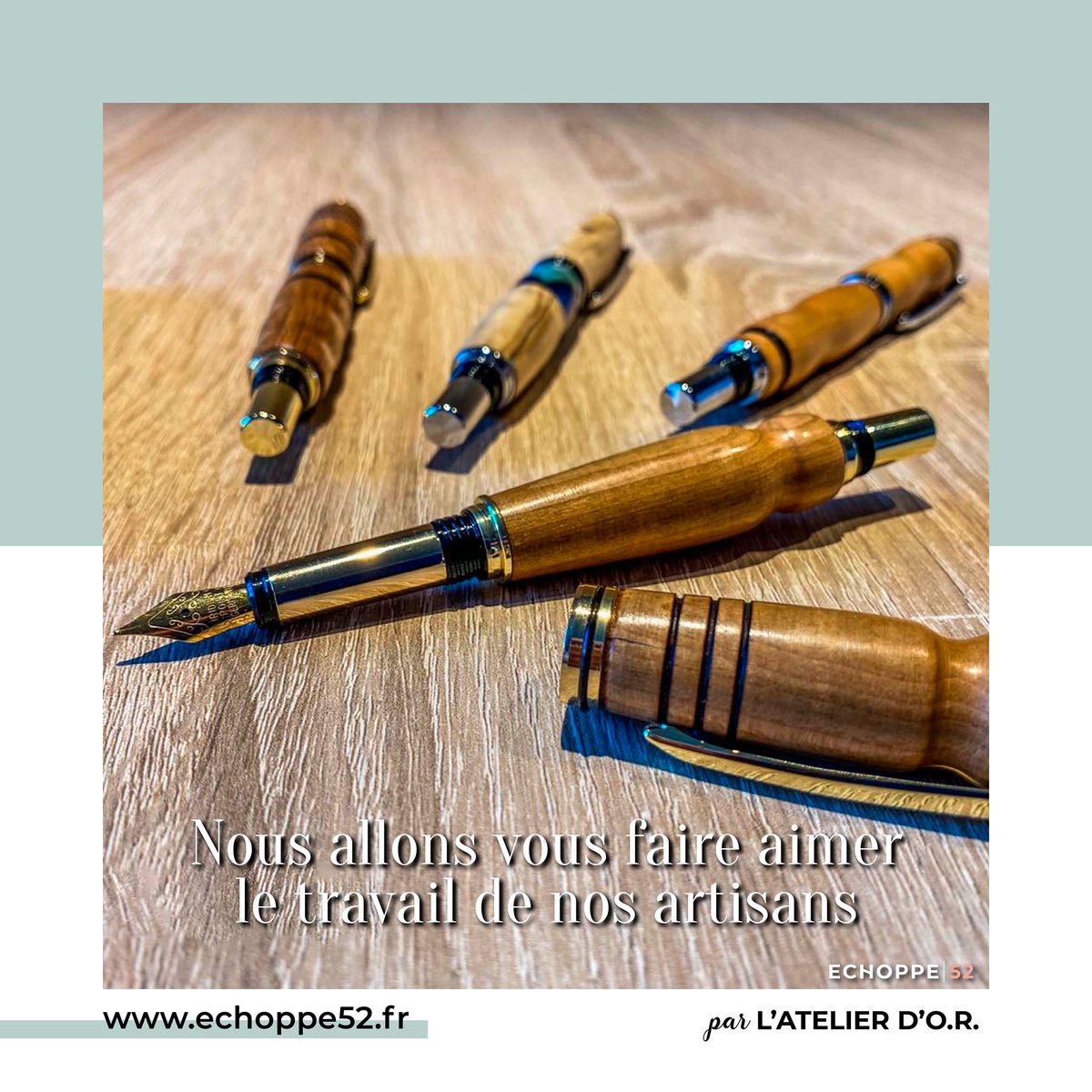 echoppe52's tweet photo. Pour la fête des pères, faites-lui découvrir le travail des nos artisans haut-marnais
Découvrez le savoir-faire de L'Atelier d'O.R.
Commandez sur https://t.co/8H3Vk9VSvj
#commercelocal #hautemarne #langres #Chaumont #nogent #joinville #saintdizier #savoirfaireartisanal #ecommerce https://t.co/P09rc6678M