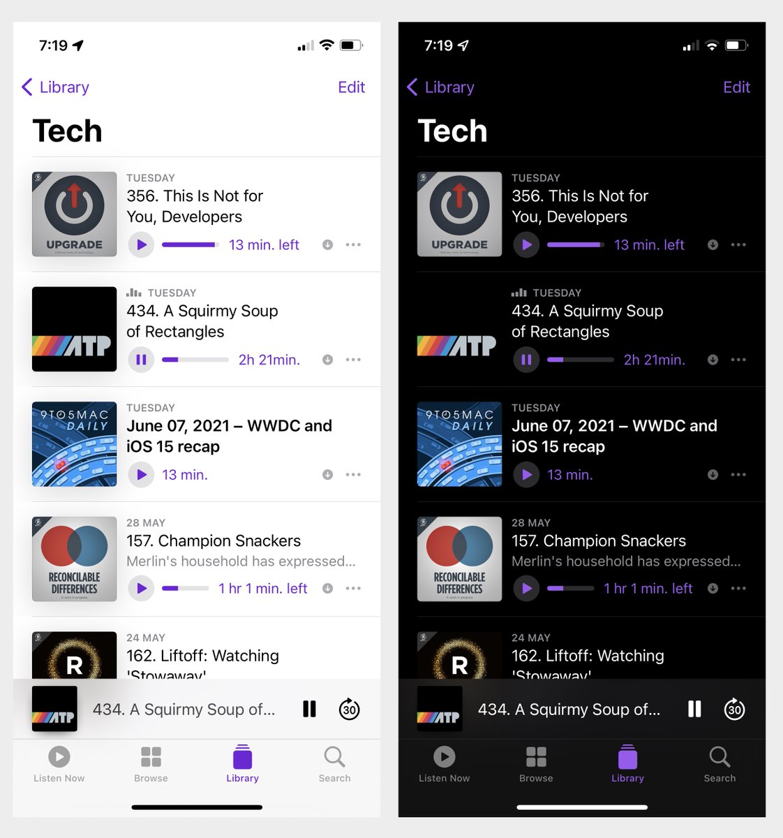 flamerock's tweet photo. Hey @atpfm @marcoarment @siracusa @caseyliss did you consider trying to use the ATP logo creatively so its wide aspect ratio doesn’t result in it being so small in a rect or circle? (The second is almost like a floppy; could probably riff on that more) https://t.co/9zcONyCImA