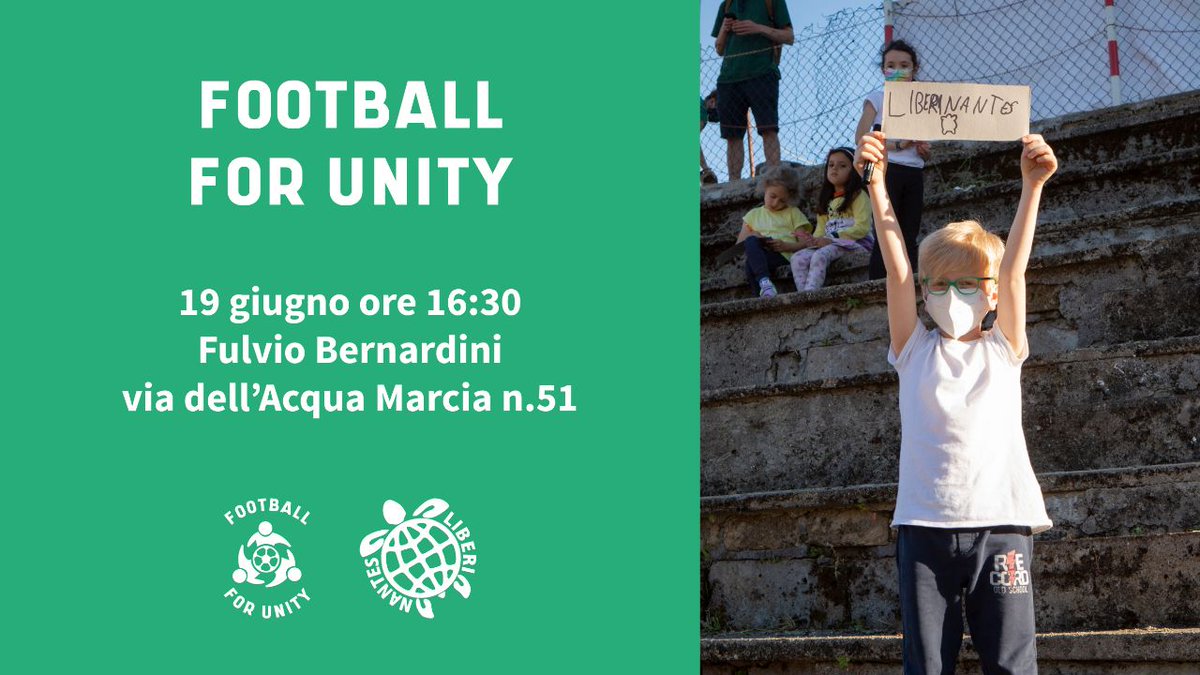 Diffondiamo insieme il messaggio: il Calcio unisce!
Let's spread the word together: Football unites! 

#FootballforUnity #migrationEU #uefafoundation #UEFAFestivals #EFDN #morethanfootball

This project is funded by the European Union’s Asylum, Migration and Integration Fund.