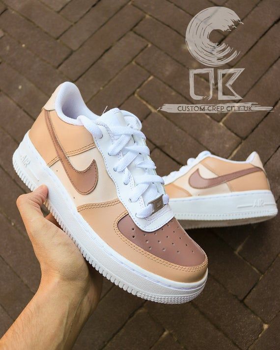 Brown Air Force 1 Shoes.