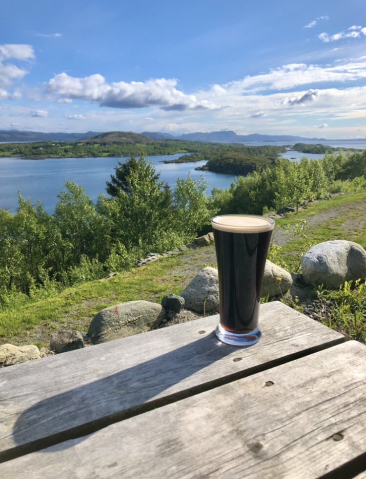 SteveFlemingM9's tweet photo. Cycling the Norwegian coast using my 42 year old map and a Guinness to chill afterwards - perfect day back in 2019. Looks like I’m going to be waiting another year to do this. #norway #guiness #cappelanmaps #cycling #heroy #lekaisland @visitnorway https://t.co/XvenVbEYHv