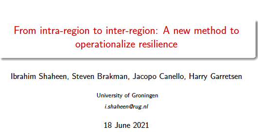 I am very excited about my second presentation <a href="/regstud/">Regional Studies Association</a> Global E-Festival #RinR21 TODAY! <a href="/SBrakman/">Steven Brakman</a> <a href="/garretsen_h/">Harry Garretsen</a>  @ Jacopo Canello.