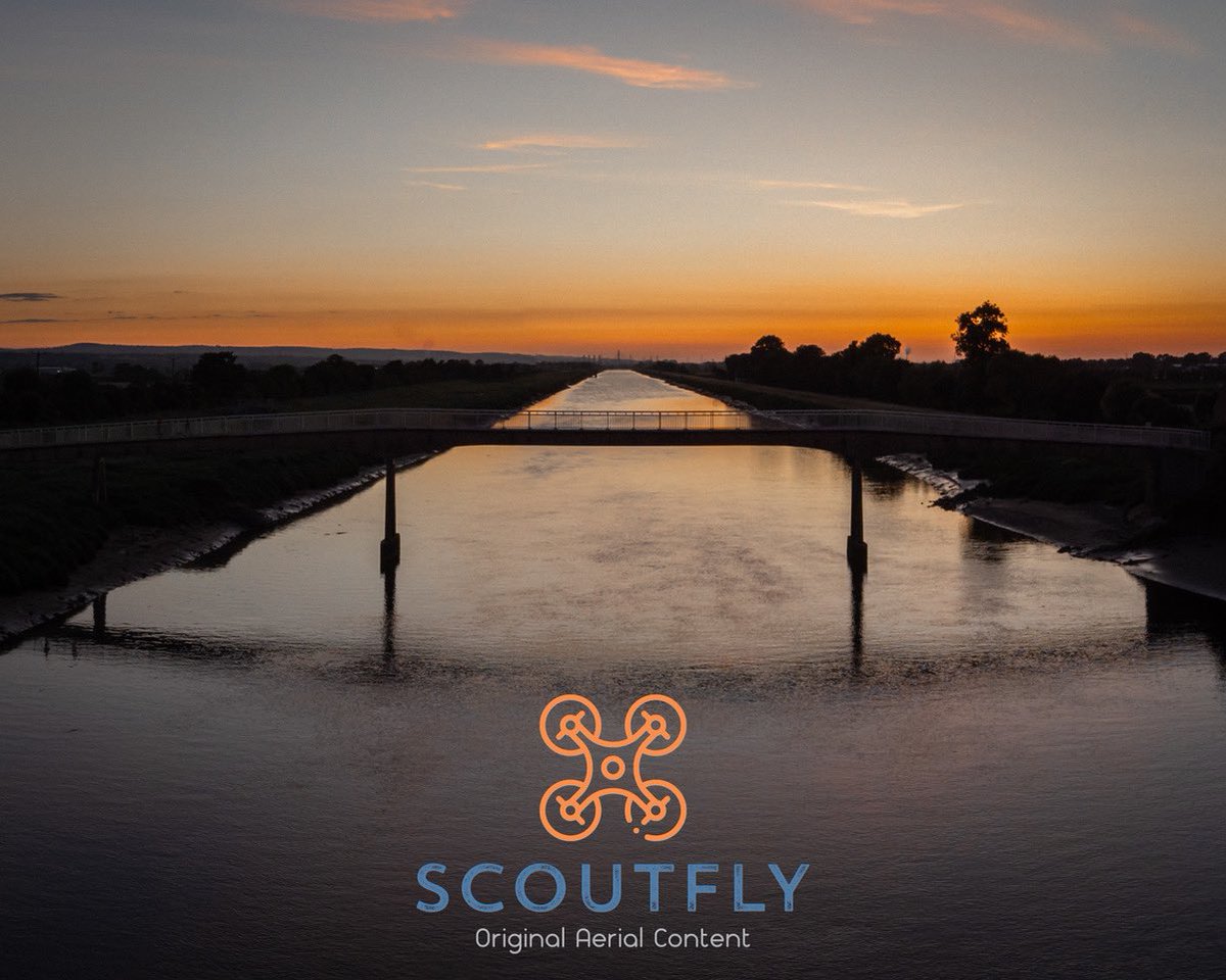 HelloScoutfly's tweet photo. @DeesideDotCom sunset at higher ferry https://t.co/3ae2cs9nWX