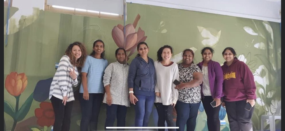 Our Community Hub have been working in collaboration with artist Christina Huynh to transform a wall in our hub. They have made enormous progress this week. Here’s what collaboration, creativity and community looks like.