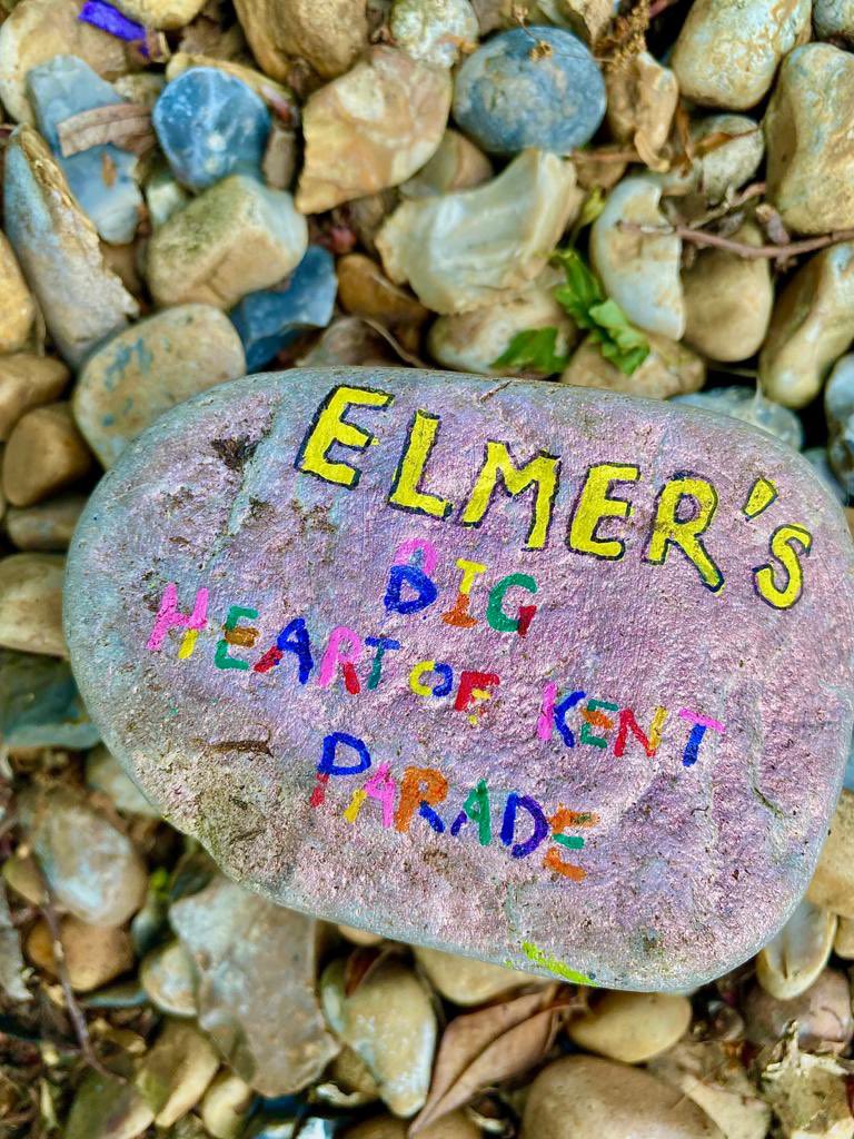 Our hospice rocks.. Elmers big heart of Kent trail starts tomorrow 💕#elmerbigheartofkent #elmerelephant