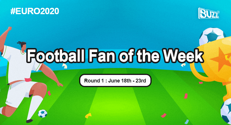 BoombuzzGlobal's tweet photo. Tell us your stories about football and be our Football Fan of the Week!
Round 1: June 18th - 23rd 
For details, open your Boomplay app and search the account ‘Boombuzz Sports’ (ID: 1000034)

#BoomplayEURO2020Promo #EURO2020 #Boombuzz #Boomplay https://t.co/Gxd1Z9VaUJ