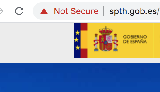 So the Spain Travel Health website where I'll be entering ALL of my personal data doesn't even have a valid SSL certificate? Okay..