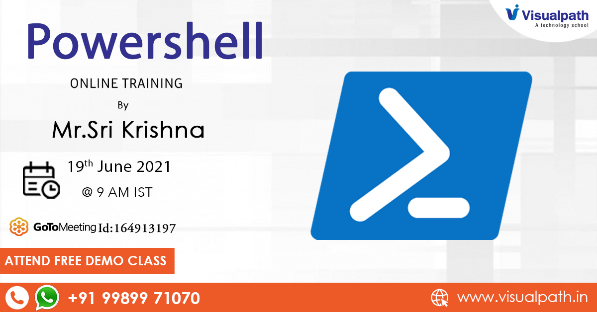 VisualpathPro's tweet image. We are conducting a FREE Demo class on #PowerShell training in online mode.
Date & Time: 19th, June 2021 - 9am IST
Session Link 👉bit.ly/3wASXSC
For more details +91 9989971070
Visit us visualpath.in
#PowerShell #powershelltraining #RSMakeItLargeTest #COVID19
