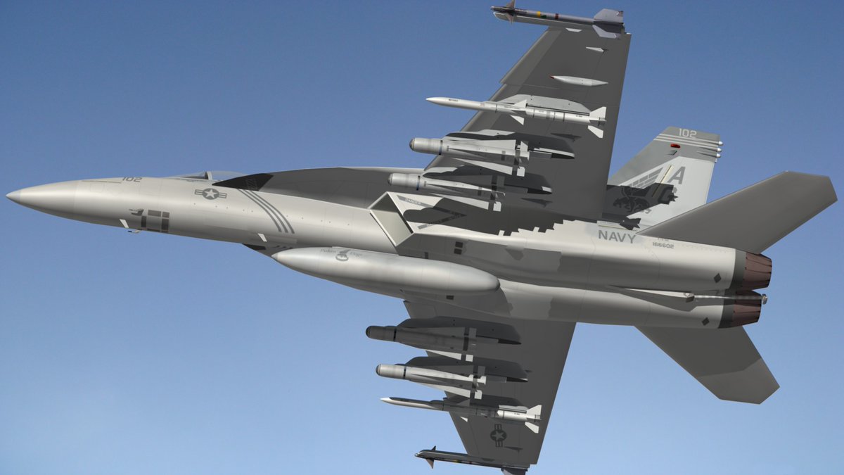 egpjet3d's tweet photo. Nuevo modelo terminado, #F18 #superhornet del #vfa143 "Pukin' Dogs" Hecho en #blender3d #b3d y disponible aquí, https://t.co/aXWaeaRiAO https://t.co/JnkrUGYpuL