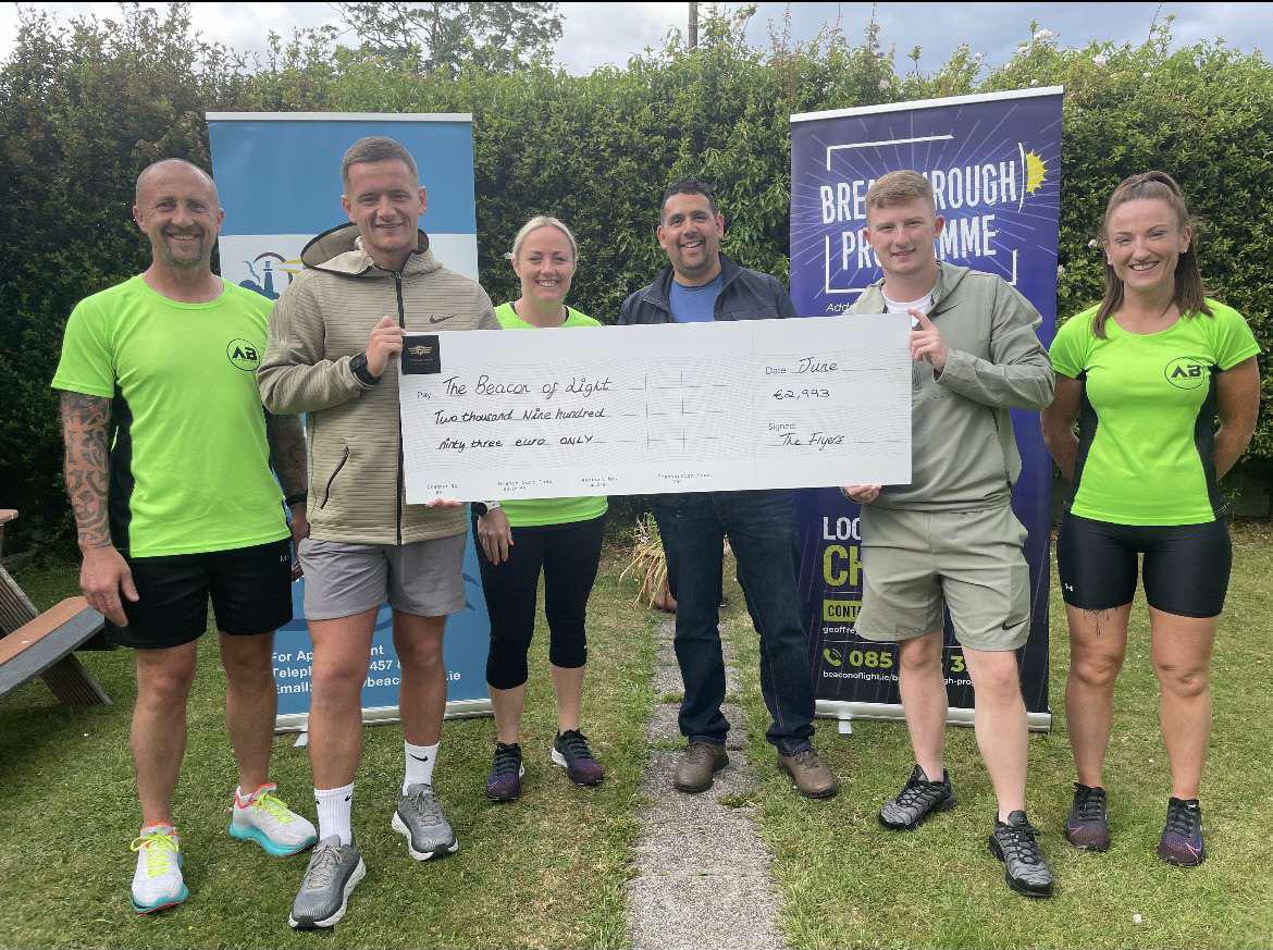 Huge thank you to <a href="/jakewhite_98/">Jake White</a>  &amp; all from Clondalkin Flyers Running Club who fund raised 2,993 for us in May. #CFRC ❤️❤️❤️
