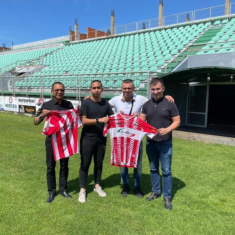 first11fc's tweet photo. After a year with the U19 of FK IMT in Serbia, our Adam Hamid has now  joined the 1st team of NK Zvijezda Gradacac, which plays in the 1st Div of Bosnia Herzegovina. Prior to IMT, he was briefly with Red Star. Good luck! 

#first11fc #football #playingabroad #HarimauMalaya https://t.co/AuJSxQ6a7H