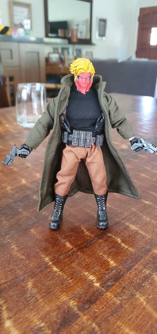 Nickoli Murphy on X: His base body is a Mezco One12 Punisher