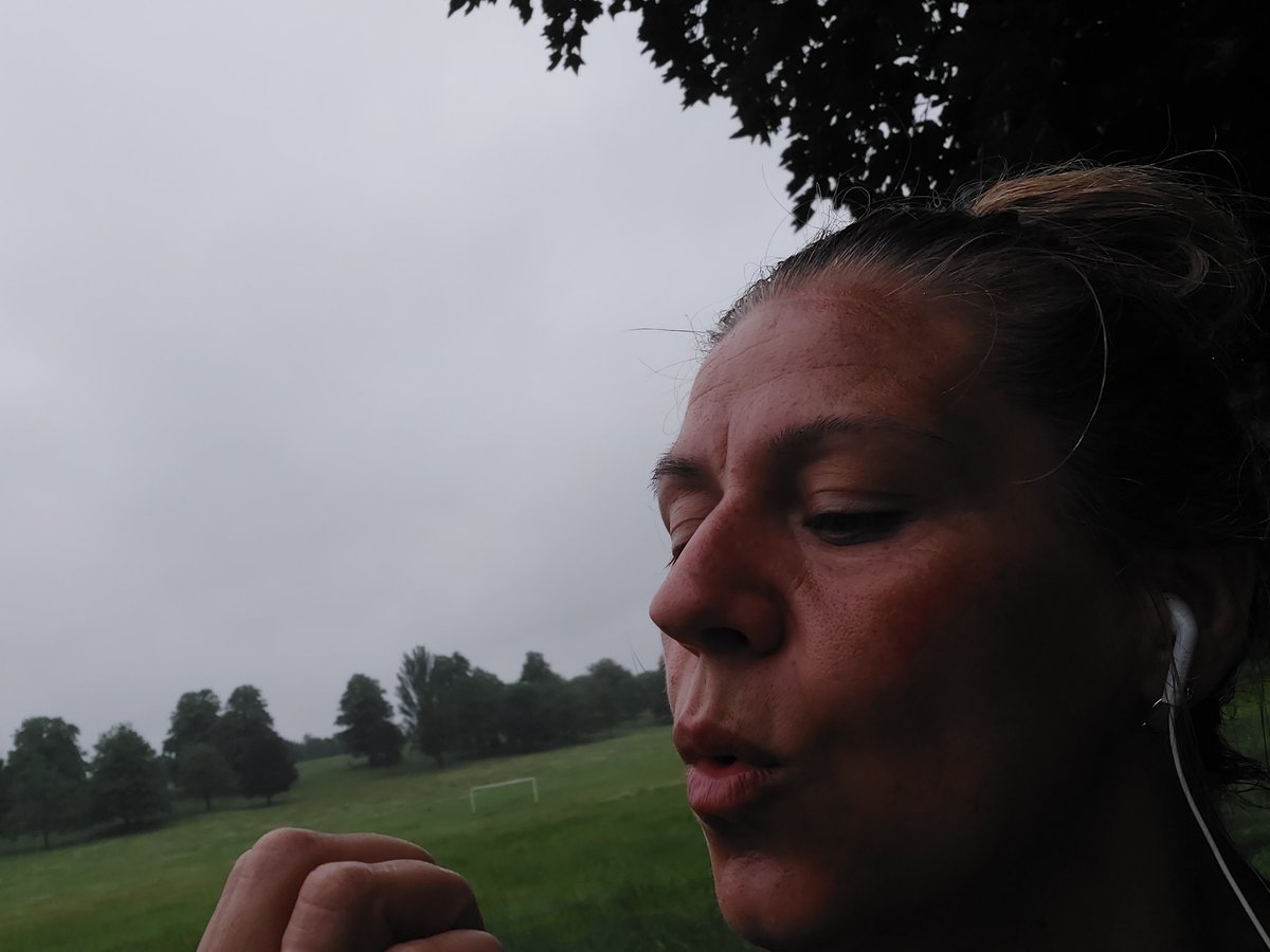 SimplytheTess's tweet photo. Run 18 week 6 of @NHSC25K. 25 minutes non stop, and I DUNNIT! #feelingmighty. Look at that rain, my trainers were full of water within 10 minutes. Main music motivator today was Eurythmics- Love is a Stranger, one of my all time faves. https://t.co/pdCbq2M4Qz