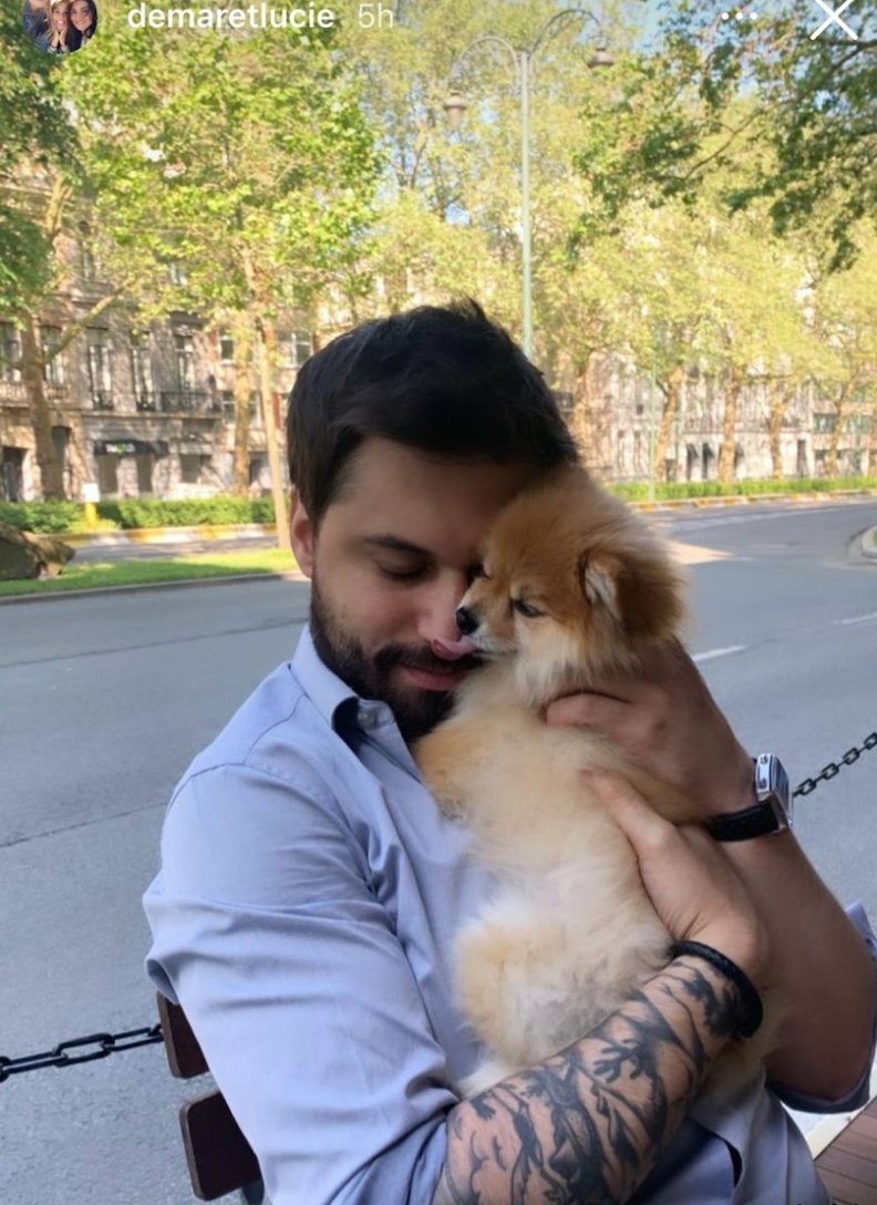 Tweet de <a href="/GLBouchez/">Georges-L BOUCHEZ</a> du 29/4: "Moi j'ai dénoncé les copinages, les placements des amis. Cela n'a jamais été mon cas dans les désignations. Toutes ont été faites au mérite". Ici, portrait Insta de l'intéressé signé Lucie Demaret, nommée Vice-Présidente de l'Intercommunale #ISPPC.